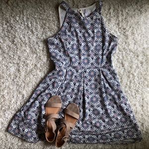 Floral Midi Dress | Size XL